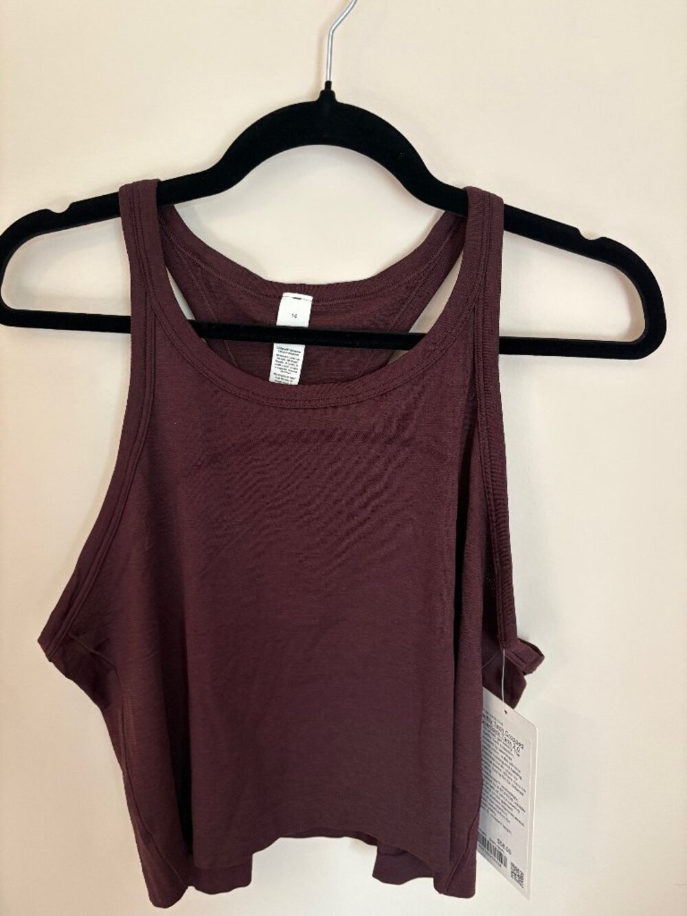 Swiftly Tech Cropped Racerback Tank Top 2.0